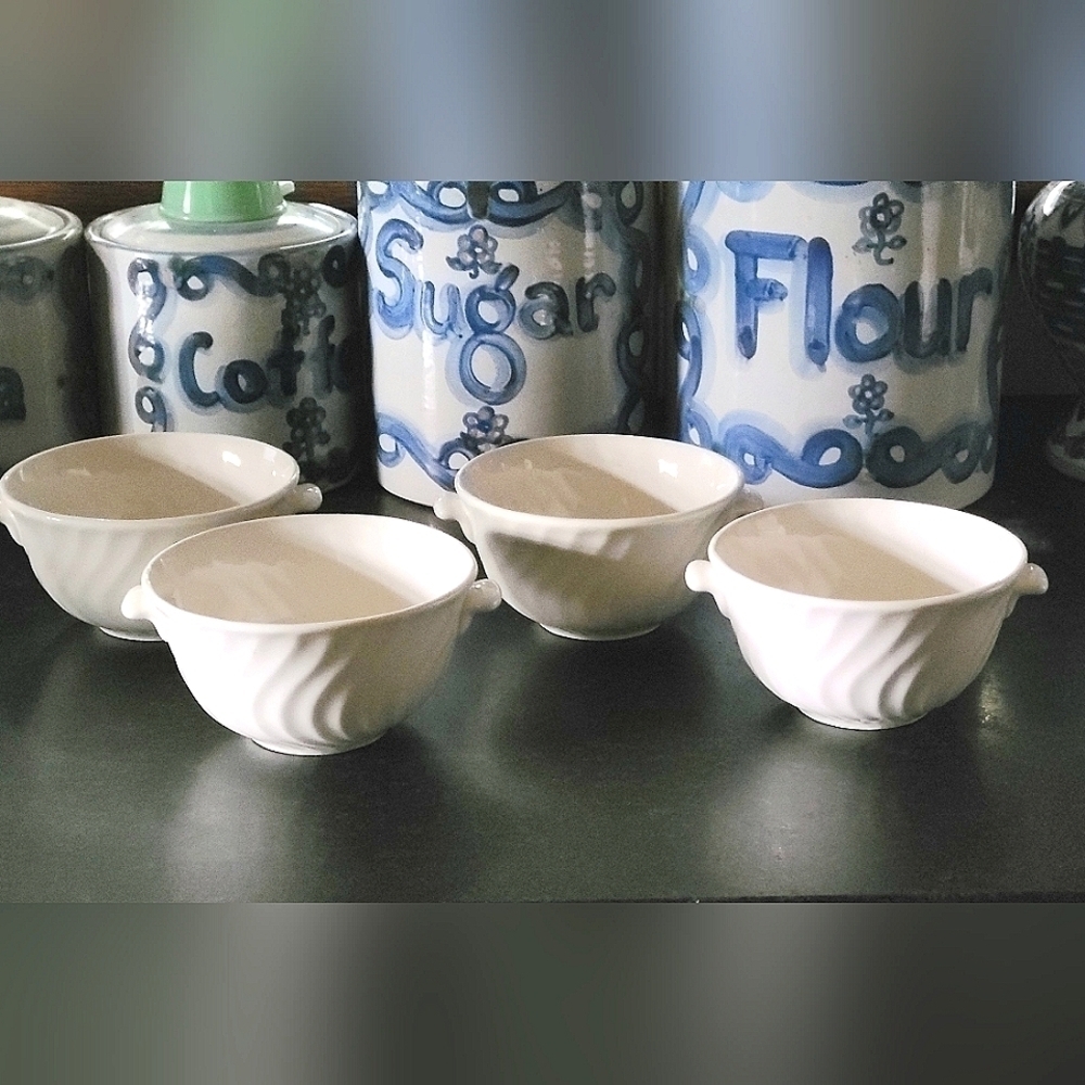 Set of 4 Soup Bowls - Made in Japan